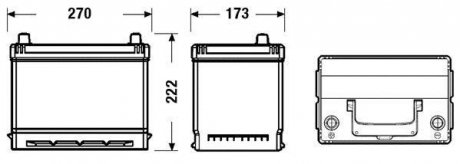 Аккумулятор exide EB705