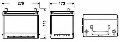 Аккумулятор exide EB705