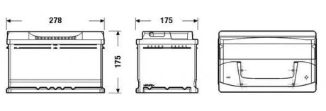 Аккумулятор exide EB712