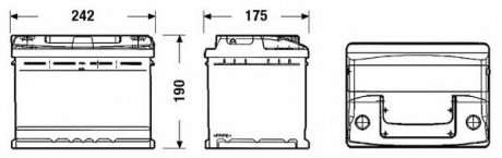 Аккумулятор exide EC550