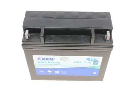 Акумулятор (акб) agm 105 ah exide AGM1218