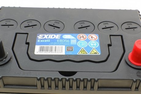 Акумулятор exide EB356