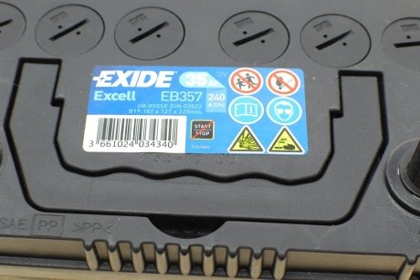 Аккумулятор exide EB357