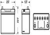 Акумулятор exide EB454