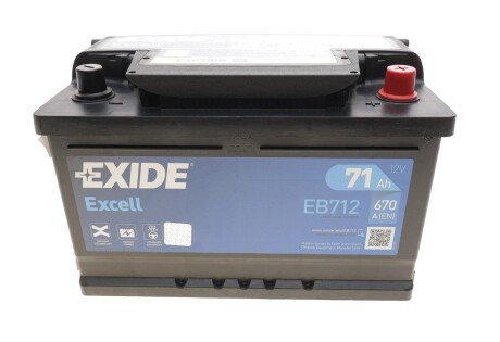 Акумулятор exide EB712 на Форд Эксплорер 1