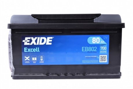 Акумулятор exide EB802