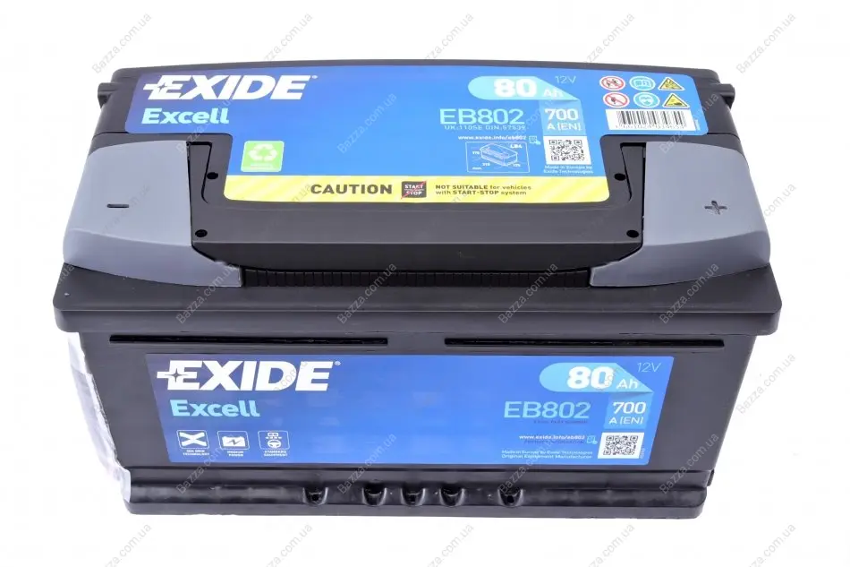 Акумулятор Exide EB802 (фото 1)