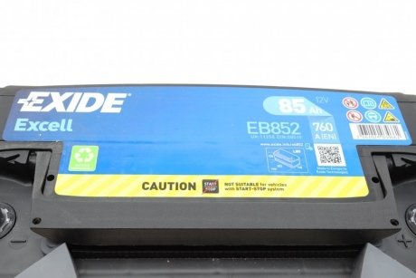 Аккумулятор exide EB852