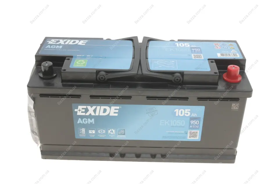Акумулятор Exide EK1050 (фото 1)
