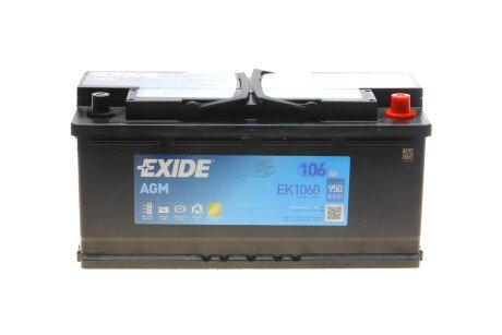 Акумулятор exide EK1060