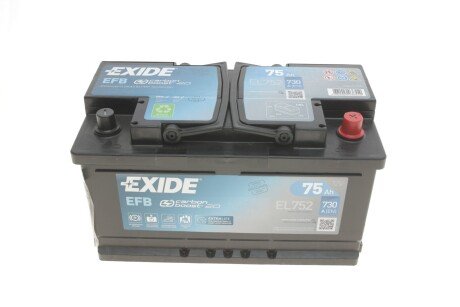 Акумулятор exide EL752 на Ниссан Патрол y62