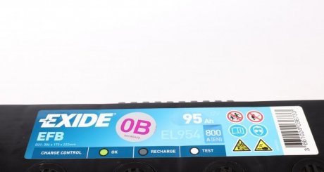 Аккумулятор exide EL954