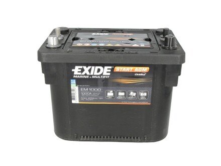 Агм акумулятор (акб) тяговий exide EM1000