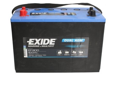 Акумулятор (акб) 100ah (ампер) exide EP900