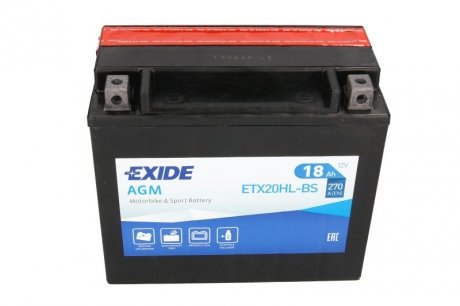 Акумулятор (акб) автомобільний exide YTX20HLBSEXIDE