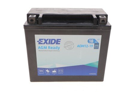 Стартерный аккумулятор exide AGM1219