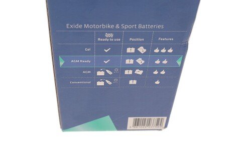 Стартерный аккумулятор exide AGM1219