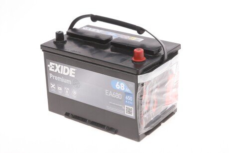 Стартерний акумулятор exide EA680