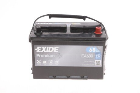 Стартерна батарея (акумулятор) exide EA680 на Ниссан Террано 1