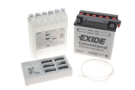 Стартерный аккумулятор exide EB9B