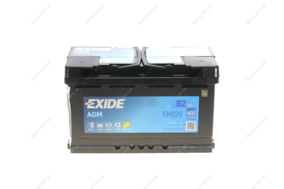 Стартерна батарея (акумулятор) Exide EK820 (фото 1)