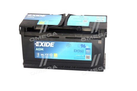 Стартерный аккумулятор exide EK960