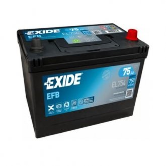 Стартерна батарея (акумулятор) exide EL754 на Киа Спортейдж 1