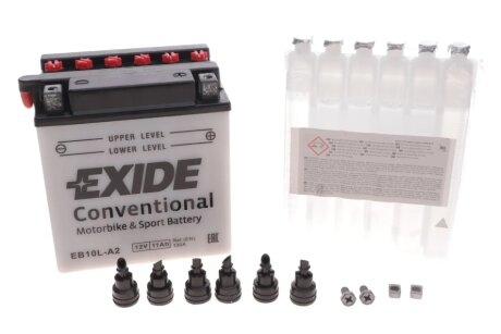 Стартерный аккумулятор exide EB10LA2