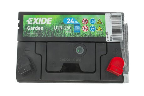 Стартерный аккумулятор exide U1R250