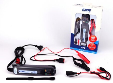 Зарядное устройство для автомобильного аккумулятора (акб) exide EX127