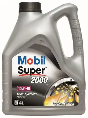Олива моторна Mobil Super 2000x1 10W-40 API SL/CF (Каністра 4л) exxon mobil corporation 150018