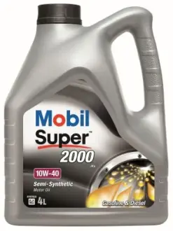 Олива моторна Mobil Super 2000x1 10W-40 API SL/CF (Каністра 4л) exxon mobil corporation 150018