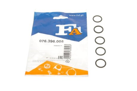 Уплотнительное кольцо/FPM 15,50 x 19,50 x 2,00 black fa1 (fischer automotive one) 076396005 на Рено 11