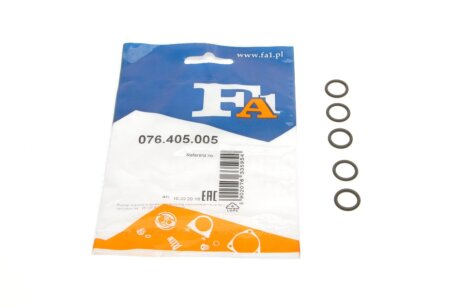 Уплотнительное кольцо/FPM 11,20 x 15,20 x 2,00 black fa1 (fischer automotive one) 076405005