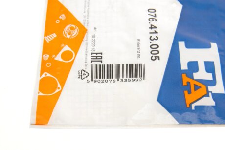 Уплотнительное кольцо/FPM 13,40 x 17,20 x 1,90 graphite fa1 (fischer automotive one) 076413005