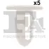 Кліпса кріплення (затискач) FA1 (Fischer Automotive One) 10100075 (фото 1)