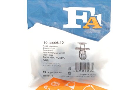 Кліпса кріплення (затискач) fa1 (fischer automotive one) 103000810