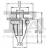 Кліпса кріплення (затискач) FA1 (Fischer Automotive One) 10400155 (фото 2)