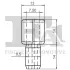 Кліпса кріплення (затискач) FA1 (Fischer Automotive One) 11-10035.10 (фото 2)