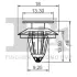 Кліпса кріплення (затискач) FA1 (Fischer Automotive One) 11-40044.5 (фото 2)