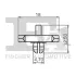 Кліпса кріплення (затискач) FA1 (Fischer Automotive One) 11400465 (фото 2)
