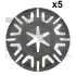 Кліпса кріплення (затискач) FA1 (Fischer automotive one) 11-40113.5
