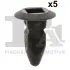 Кліпса кріплення (затискач) FA1 (Fischer automotive one) 11-60006.5