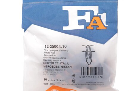 Кліпса кріплення (затискач) fa1 (fischer automotive one) 122000410