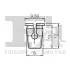 Кліпса кріплення (затискач) FA1 (Fischer automotive one) 12600035
