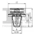 Кліпса кріплення (затискач) FA1 (Fischer automotive one) 14400185