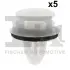 Кліпса кріплення (затискач) FA1 (Fischer automotive one) 14400185