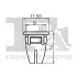 Кліпса кріплення (затискач) FA1 (Fischer Automotive One) 14600025 (фото 2)