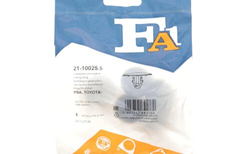 Кліпса кріплення (затискач) fa1 (fischer automotive one) 21100255