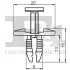 Кліпса кріплення (затискач) FA1 (Fischer automotive one) 21-20009.5